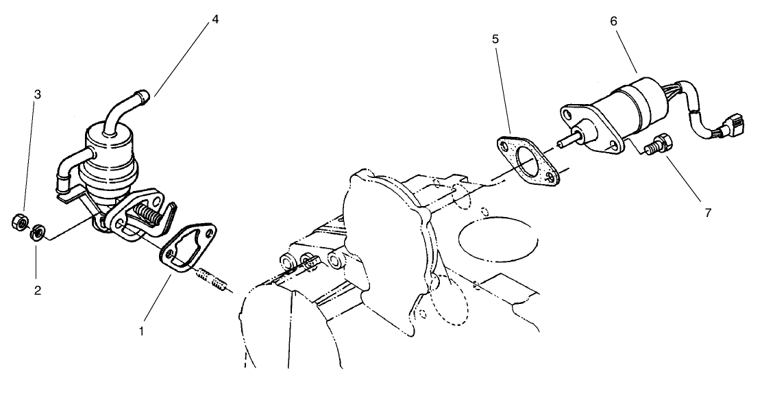 Stop Solenoid & Fuel Pump Asm