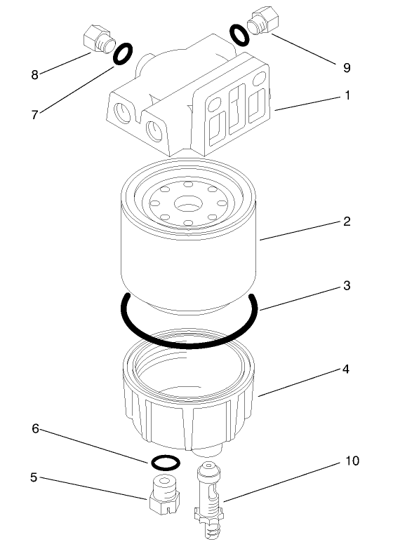 Filter, Water/fuel Separator Asm