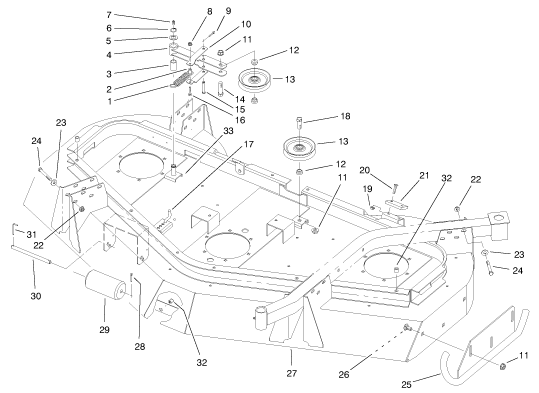 Housing, Idlers, & Skid Assembly