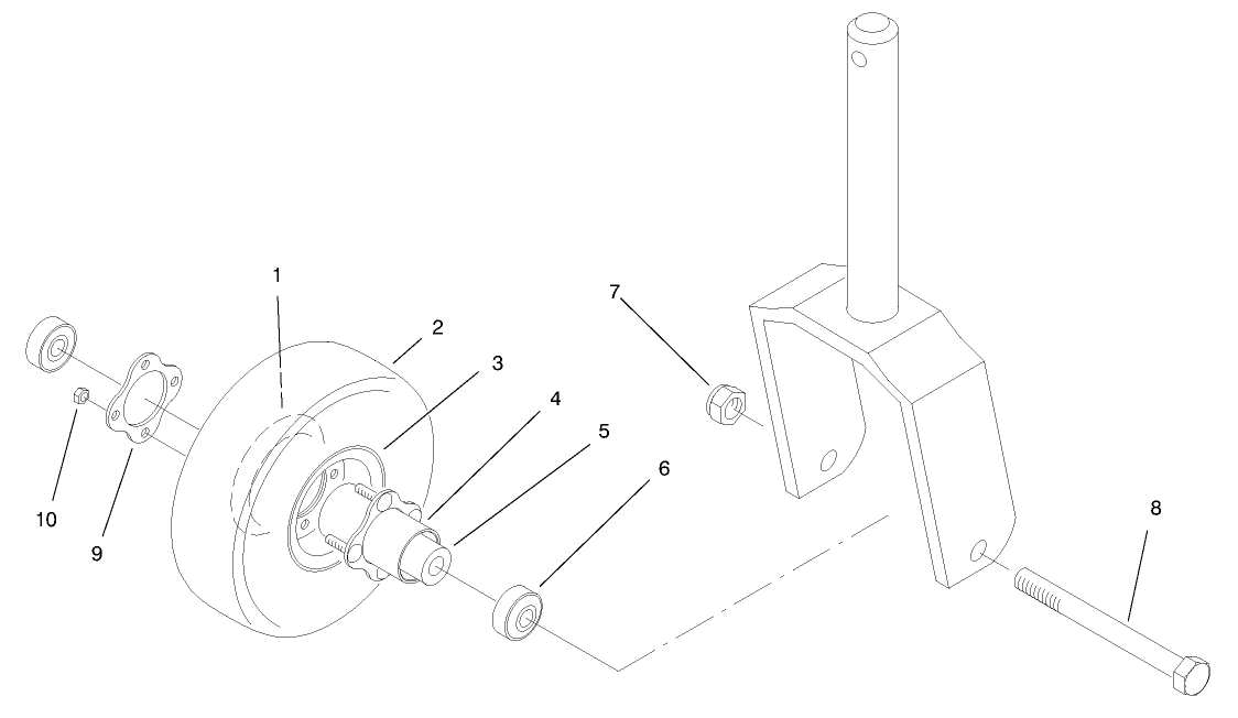 Foam Filled Castor Wheel (optional)
