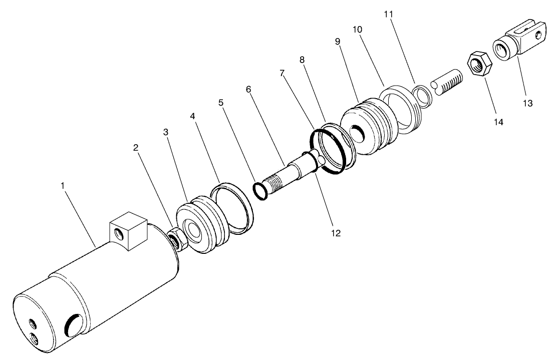Hydraulic Cylinder Assembly No. 99-8159