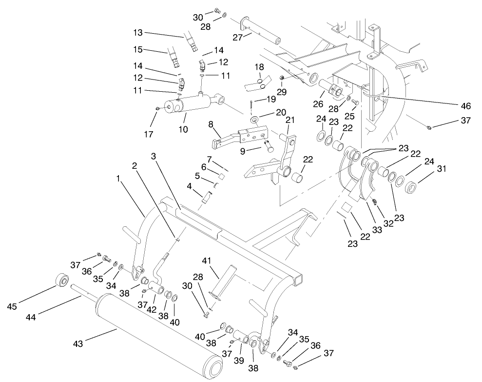 Pull Frame Assembly Rear