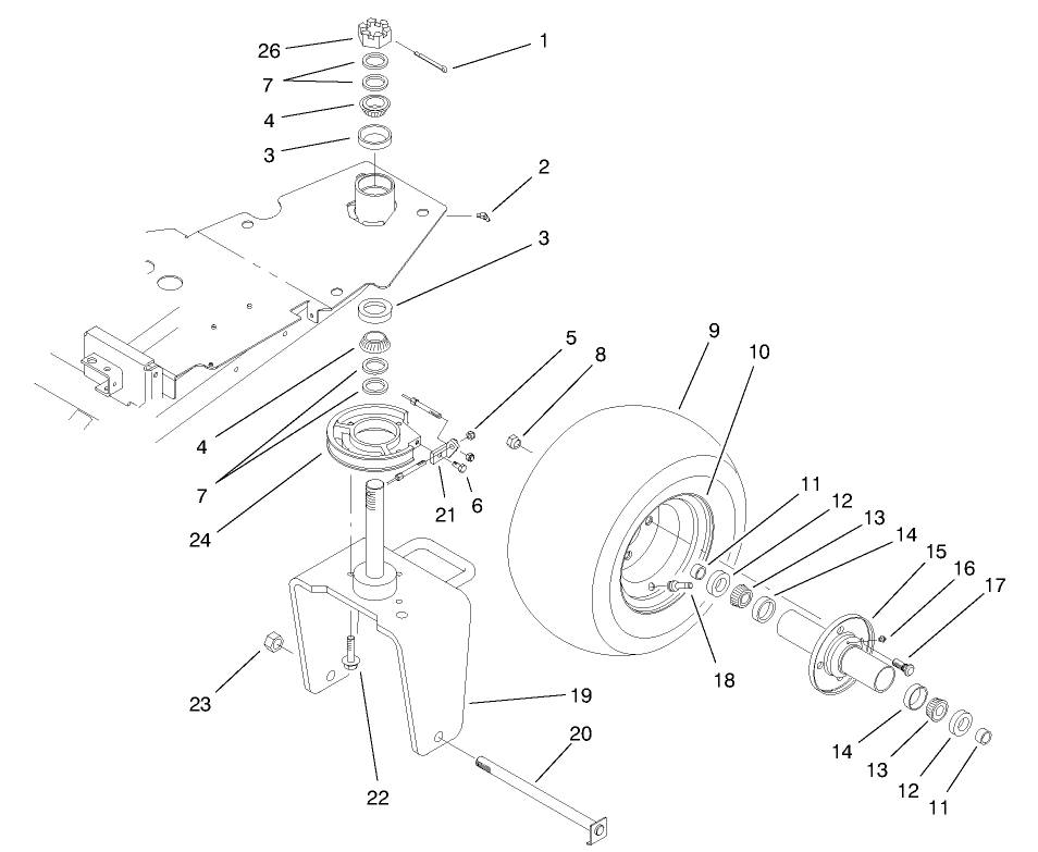 Rear Wheel Assembly