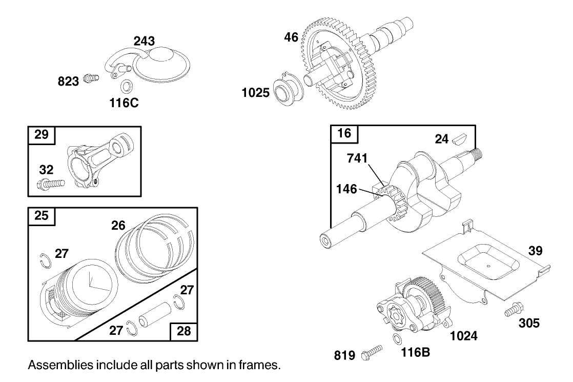 Engine Briggs & Stratton Model 303447-1179-E1