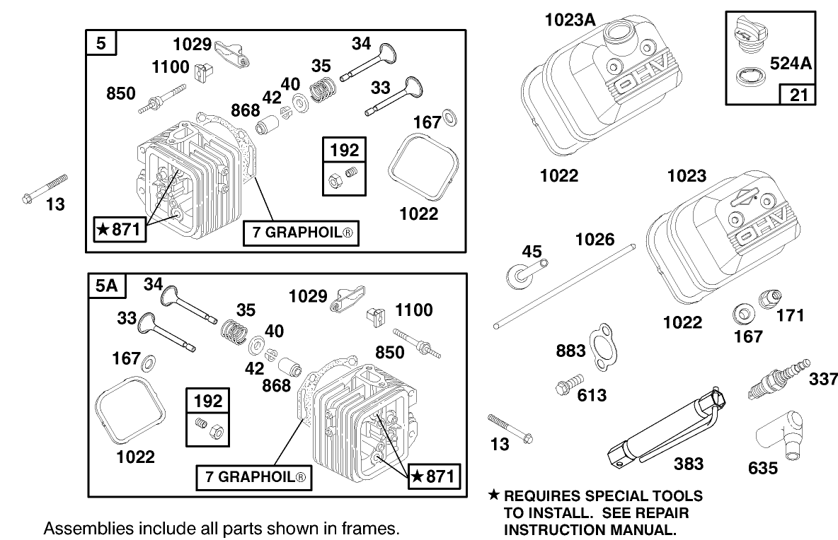Engine Briggs & Stratton Model 303447-1179-E1