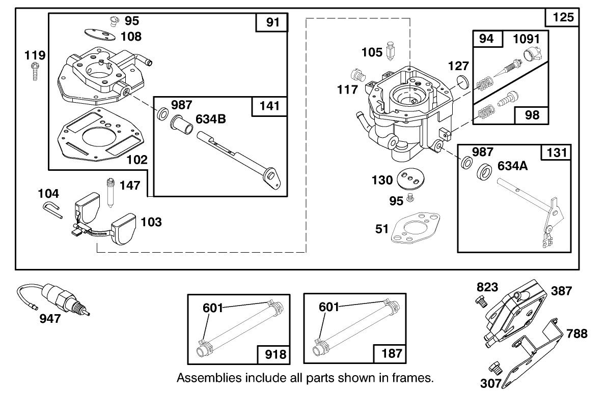Engine Briggs & Stratton Model 303447-1179-E1