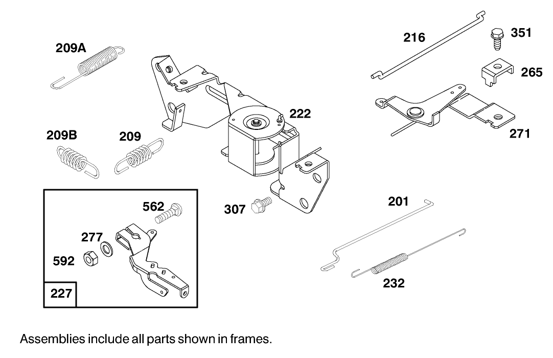 Engine Briggs & Stratton Model 303447-1179-E1