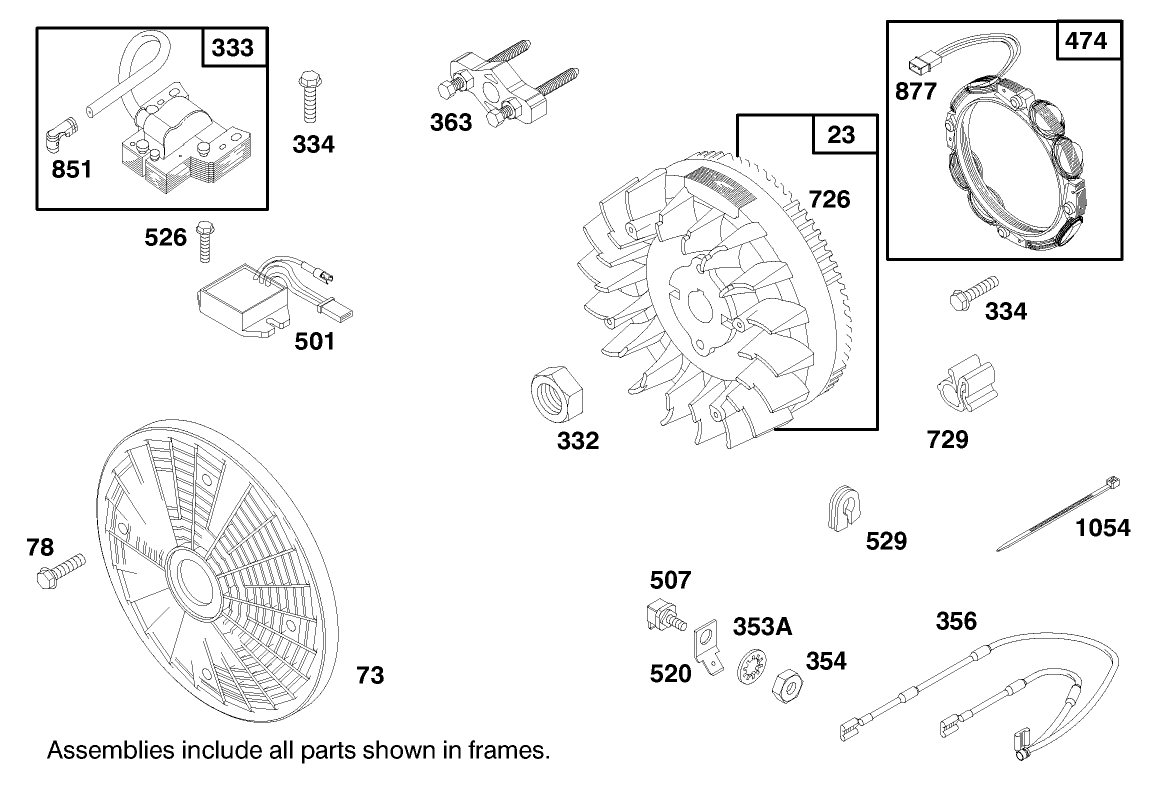 Engine Briggs & Stratton Model 303447-1179-E1