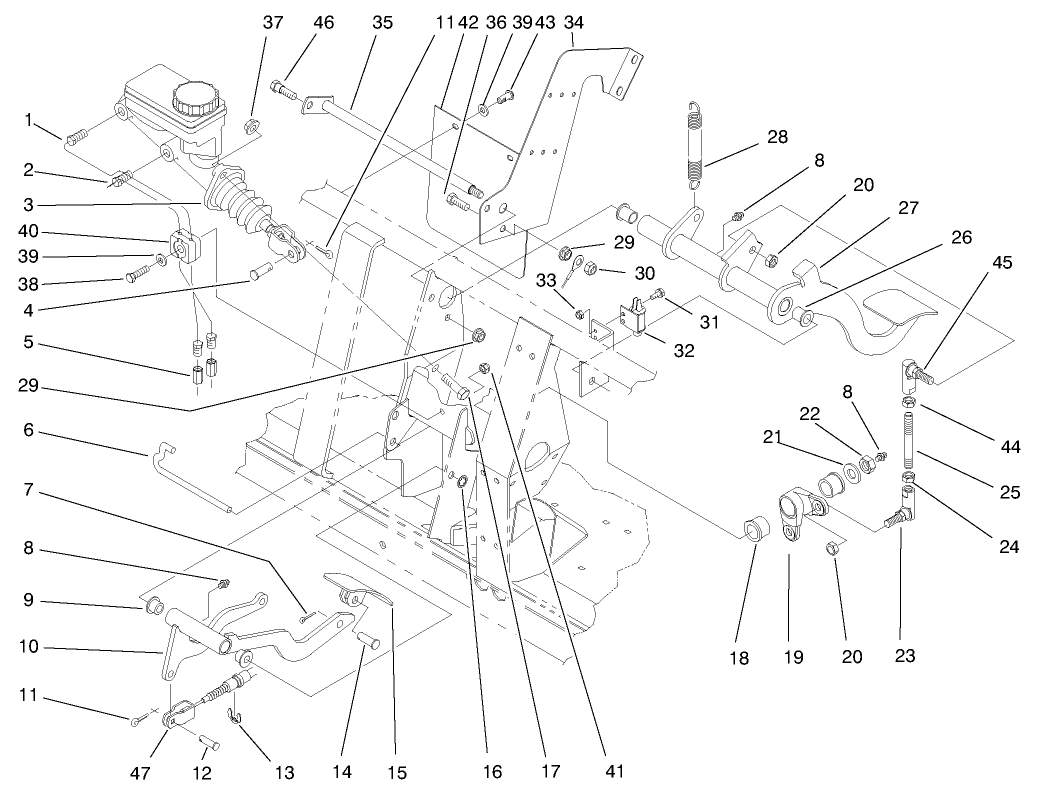 Brake & Accelerator Pedal Assembly