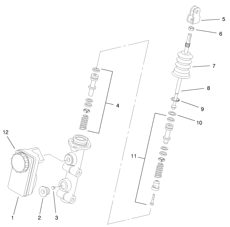 Master Brake Cylinder No. 94-3800