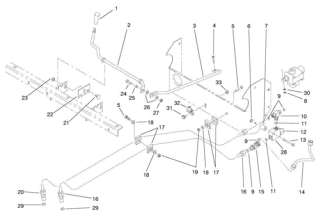 Lift Valve Linkage Assembly