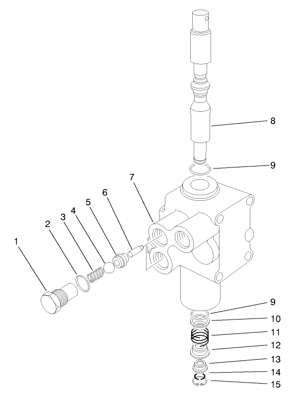 Remote Hydraulics Valve Assembly No. 43-1710
