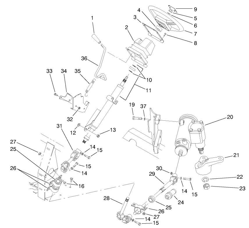Steering Linkage Assembly