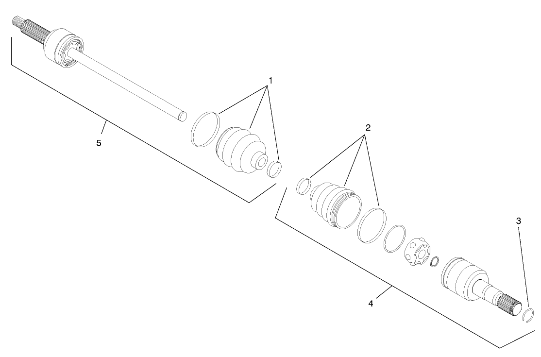 Constant Velocity (cv) Joint Assembly No. 93-7078