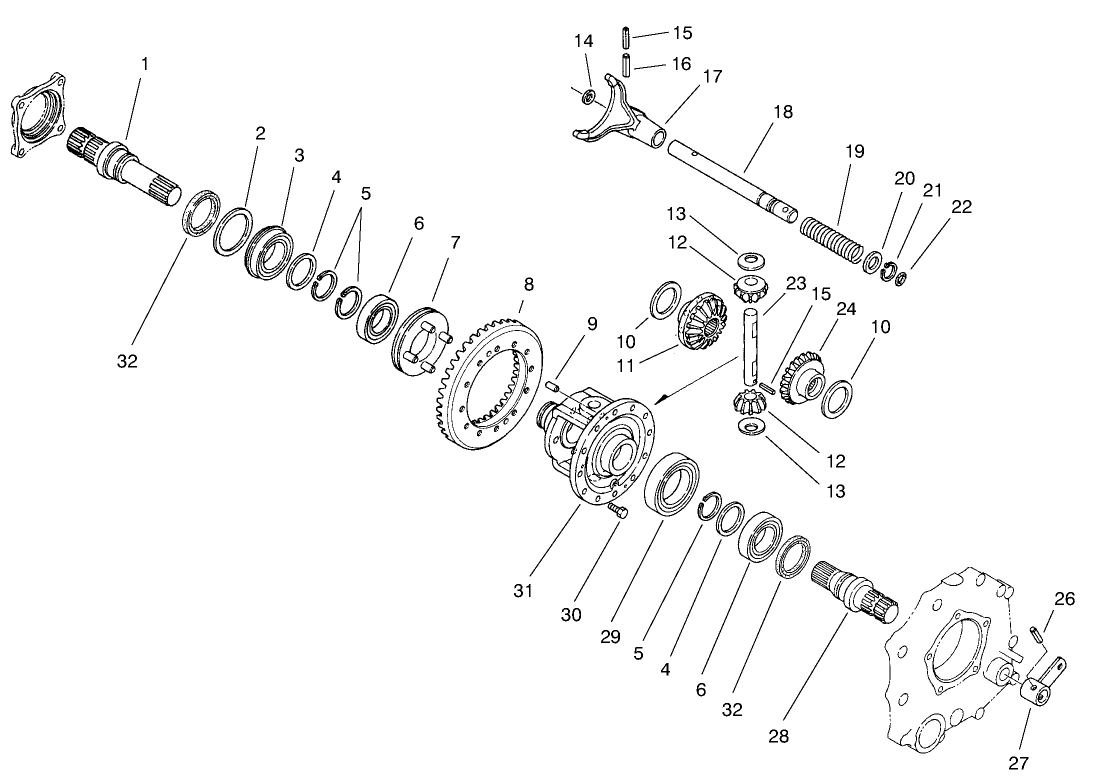 Differential Gear Assembly