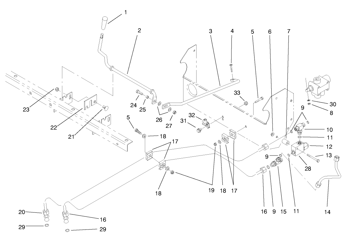 Lift Valve Linkage Assembly
