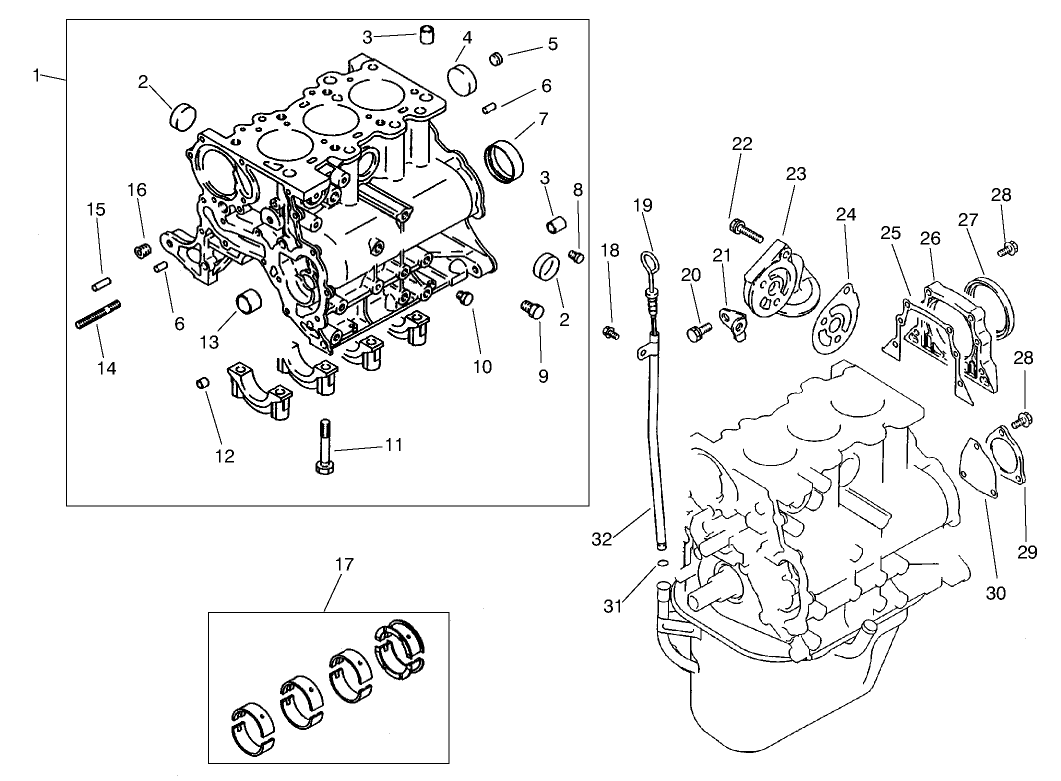 Cylinder Block Assembly
