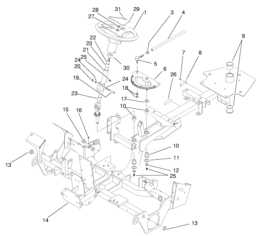 Frame & Steering Assembly