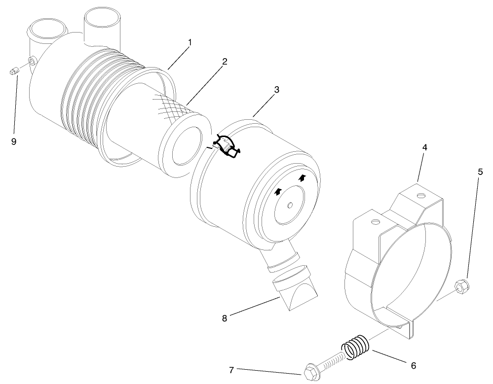 Air Cleaner & Clamp Assembly