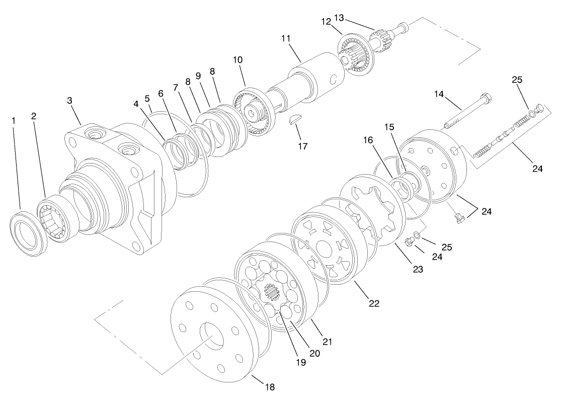 Front Hydraulic Drive Motor No. 93-6888