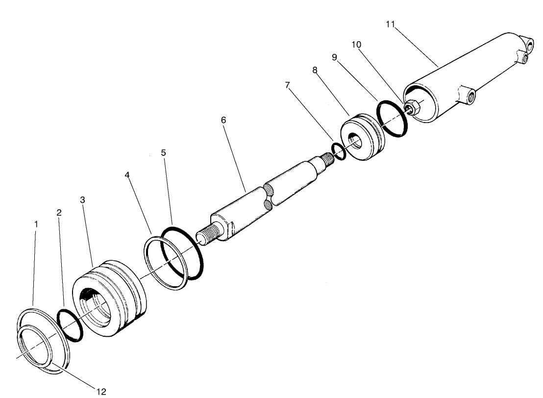 Front Hydraulic Cylinder Assembly No. 94-5031