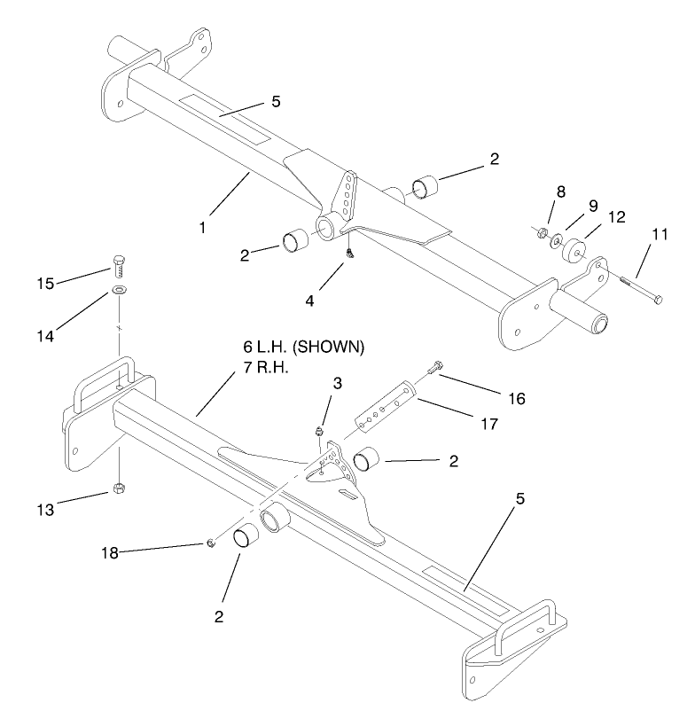 Cutting Unit Carrier Frames