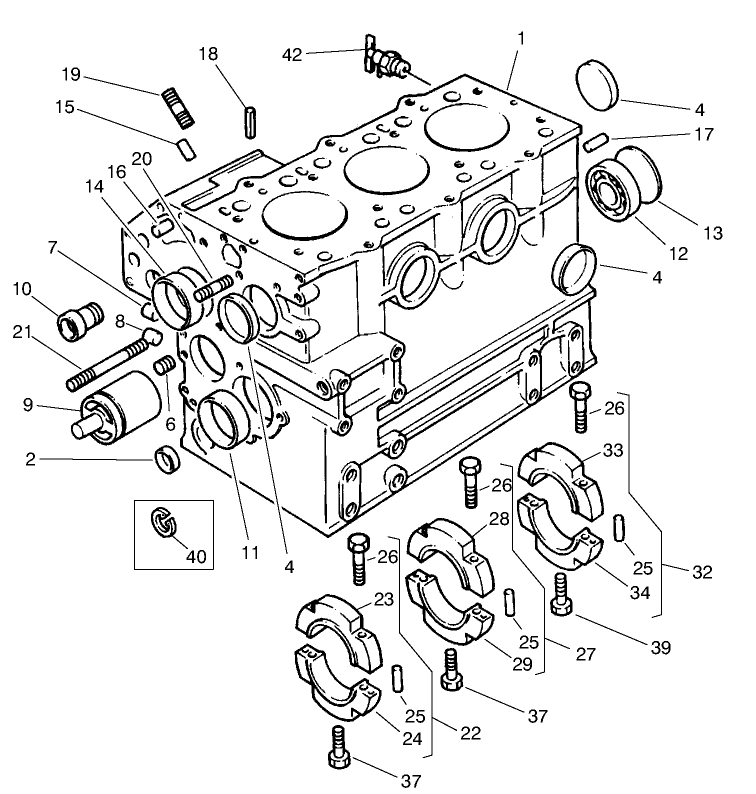 Cylinder Block Assembly