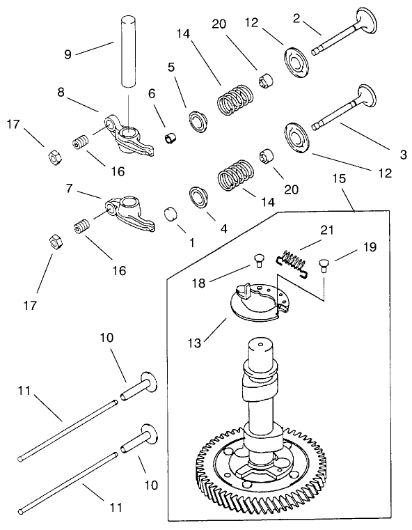 Valve/camshaft
