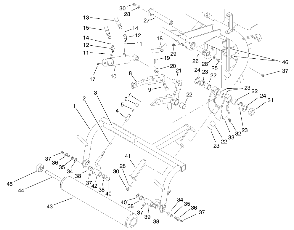 Pull Frame Assembly Rear
