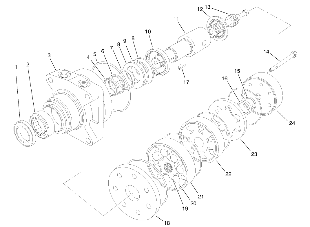 Hydraulic Drive Motor Assembly No. 92-9199