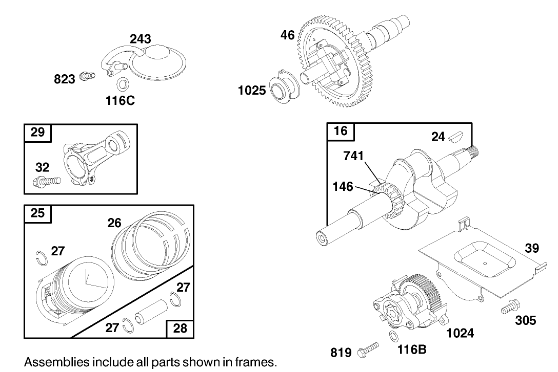 Engine Briggs & Stratton Model 303447-1179-E1