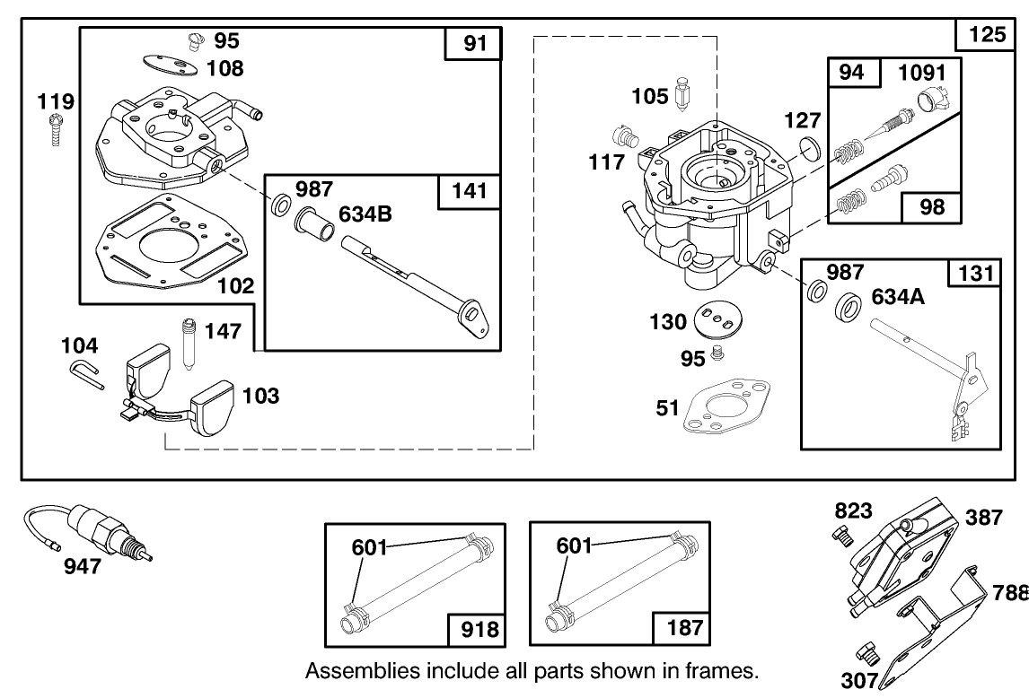 Engine Briggs & Stratton Model 303447-1179-E1