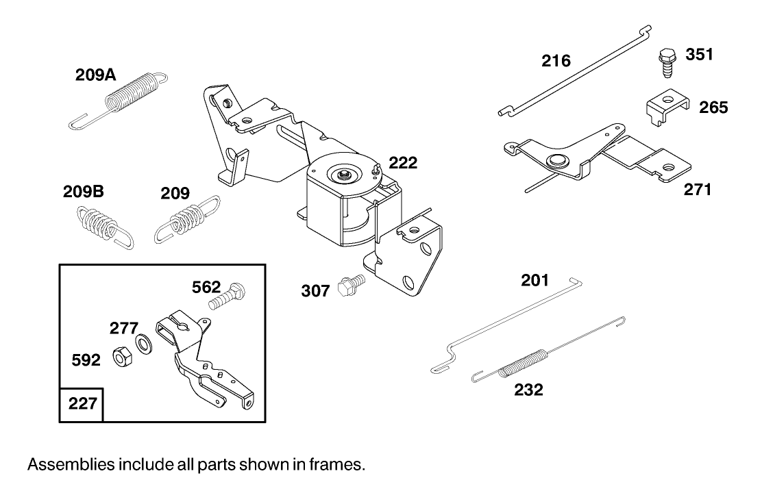 Engine Briggs & Stratton Model 303447-1179-E1