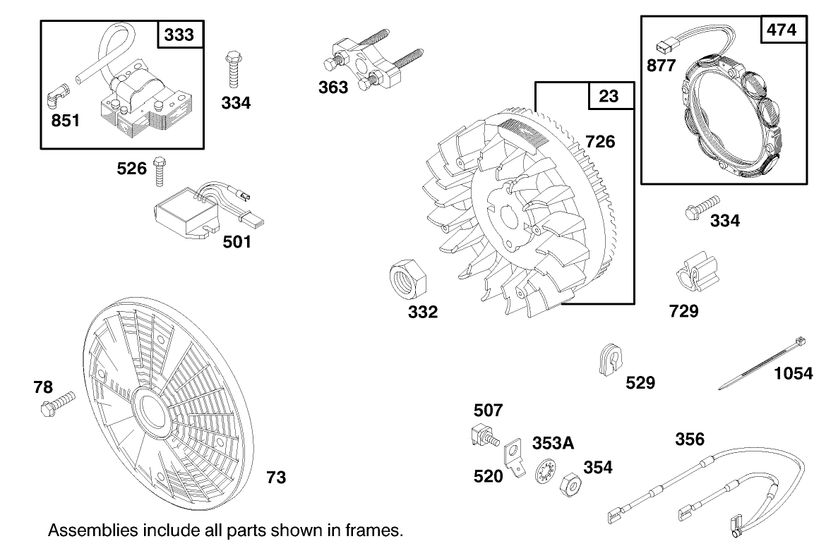 Engine Briggs & Stratton Model 303447-1179-E1