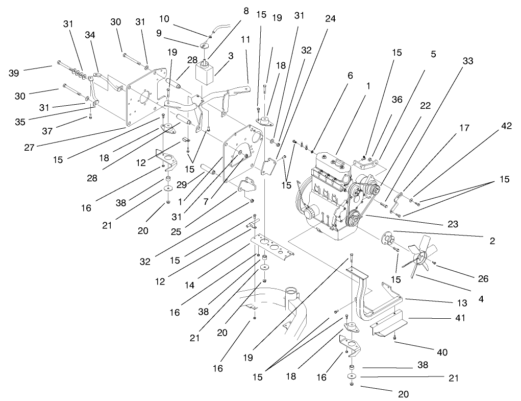 Engine Installation Assembly