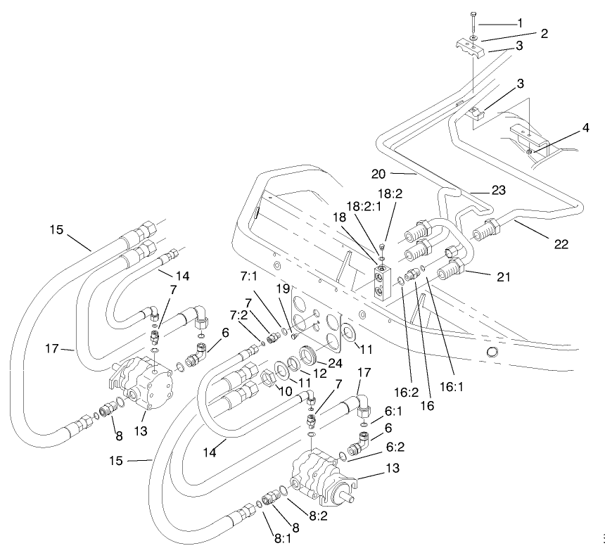 Front Bulkhead & Reel Motor Assembly