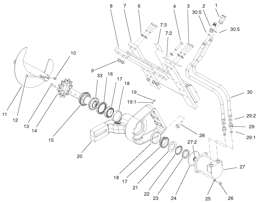Trencher Head Assembly