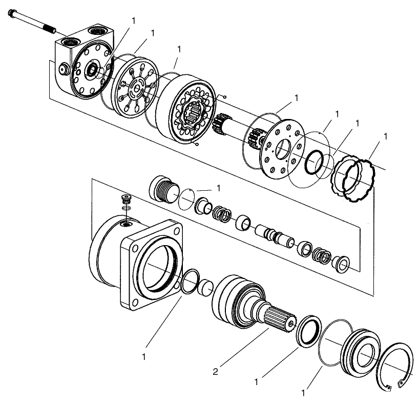 Hydraulic Motor Assembly No. 104-1946