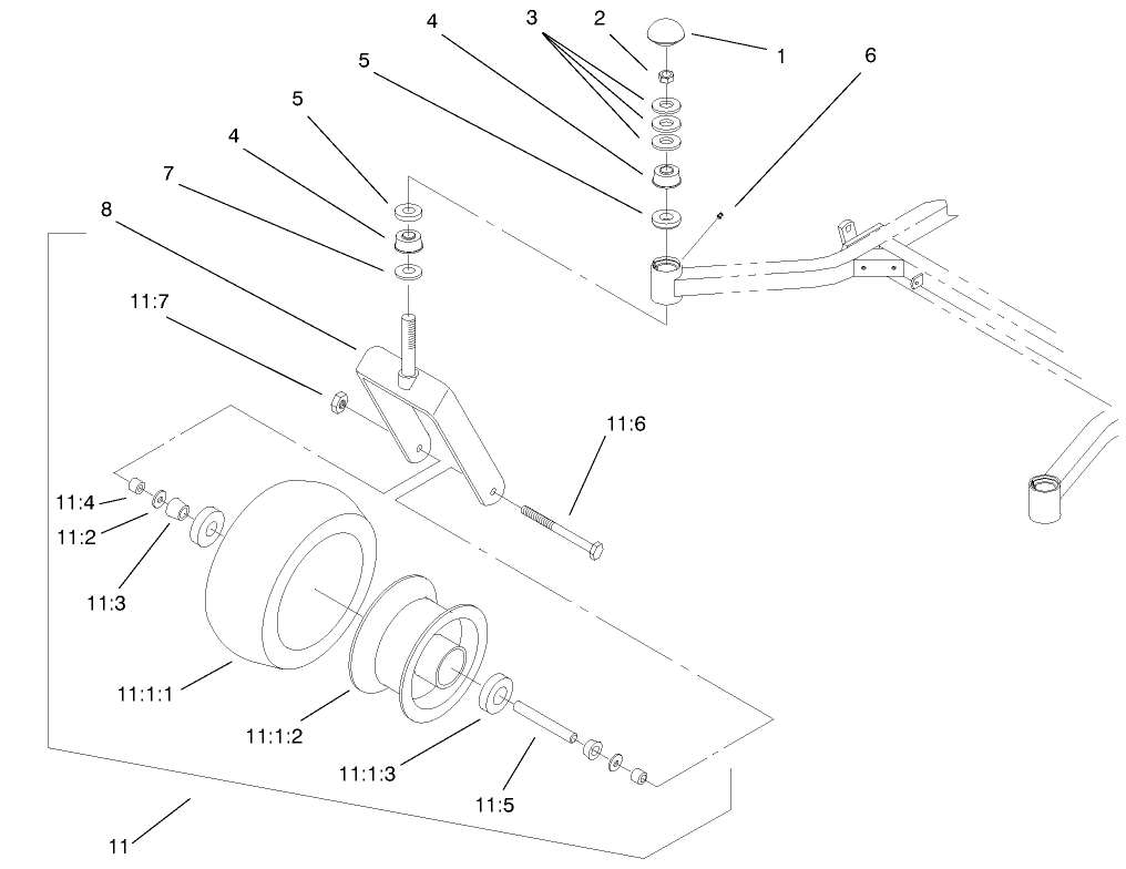 Caster And Wheel Assembly