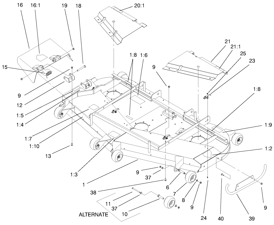 Cover And Rollers Assembly