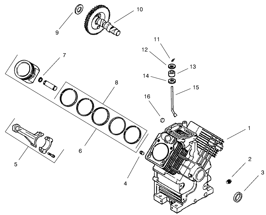 Goup 2-Crankcase (ch25s 68606 Kohler)