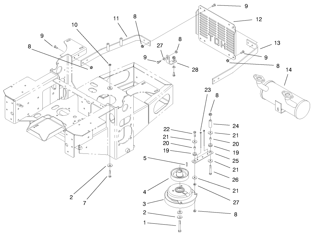 Engine And Clutch Assembly