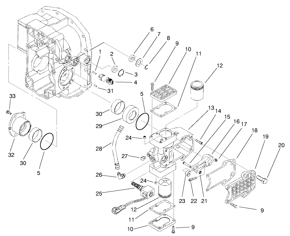 Hydraulic Housing Assembly-Control