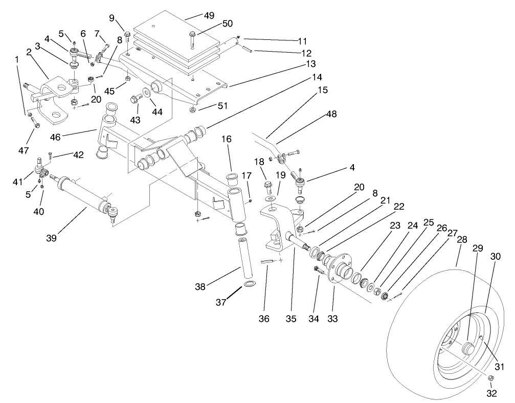 Rear Axle Assembly (model No. 30301)
