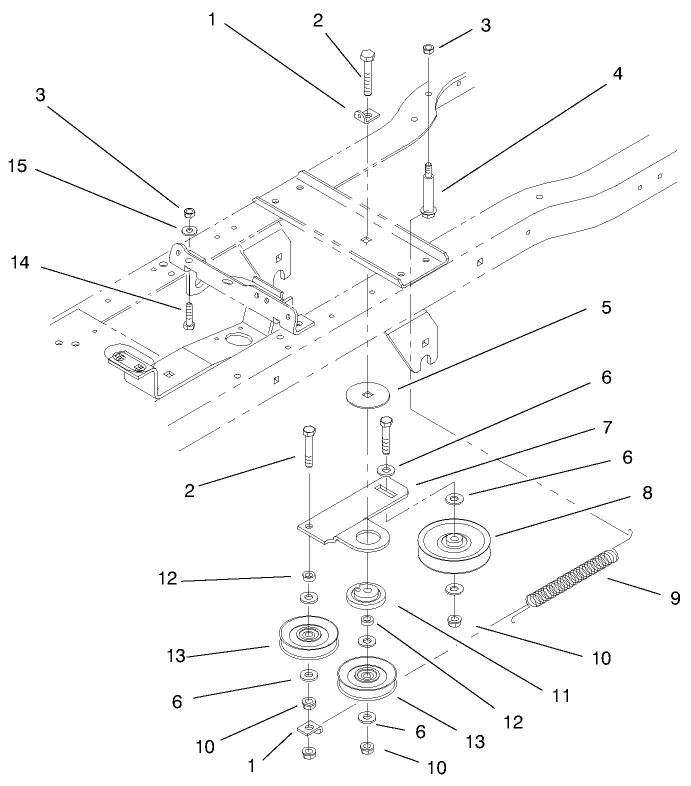 Hydro Drive Components Assembly