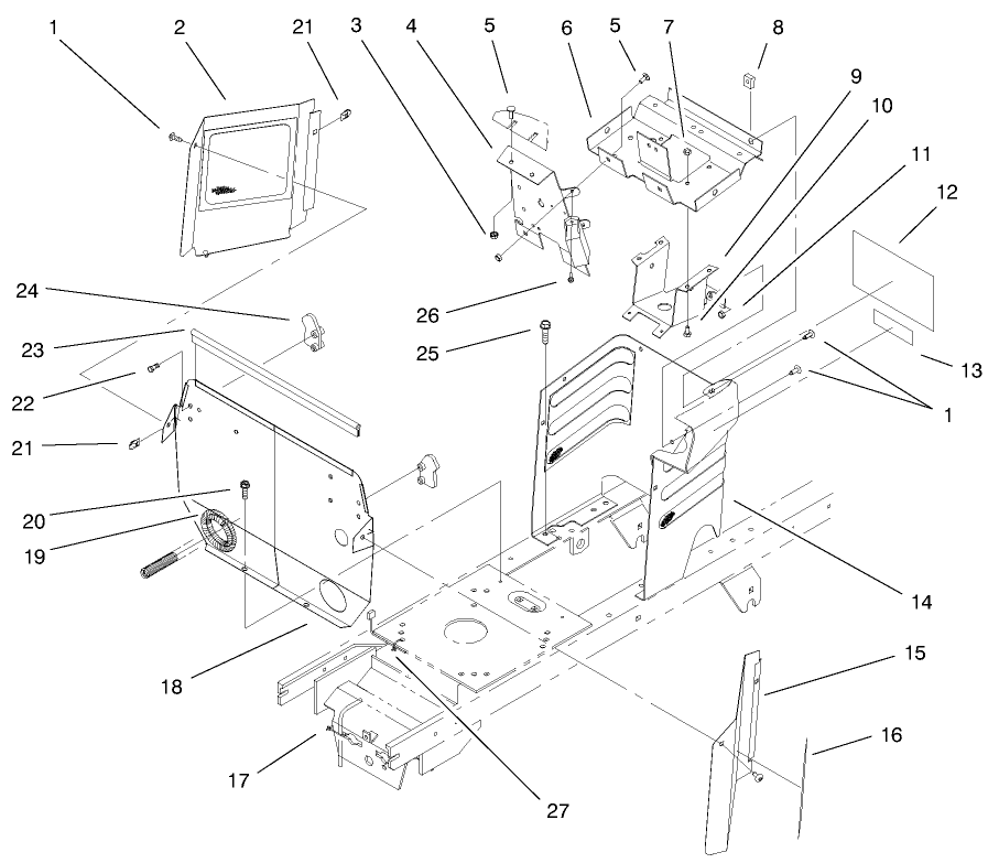 Hoodstand & Firewall Assembly