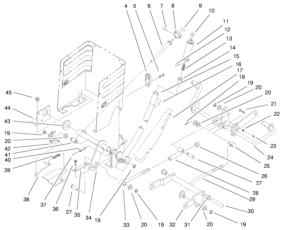 Lift Lever & H.o.c. Assembly