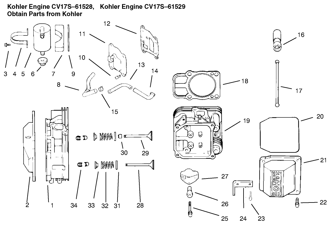 Head / Valve / Breather