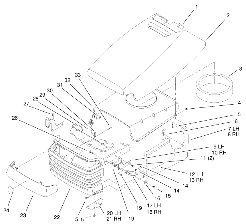 Hood & Grill Assembly