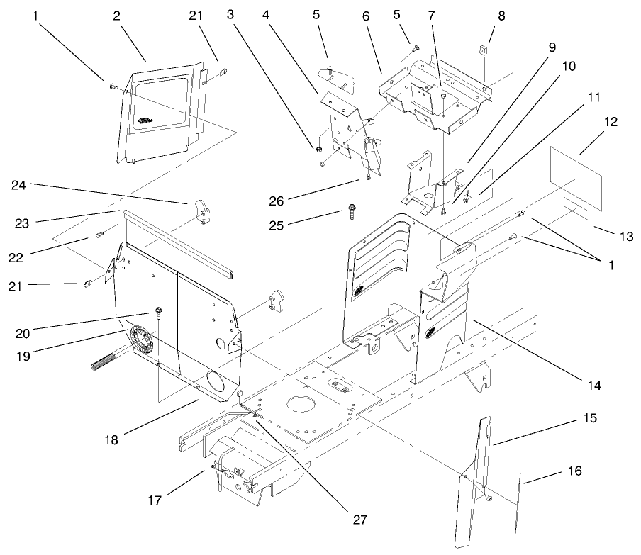 Hoodstand & Firewall Assembly